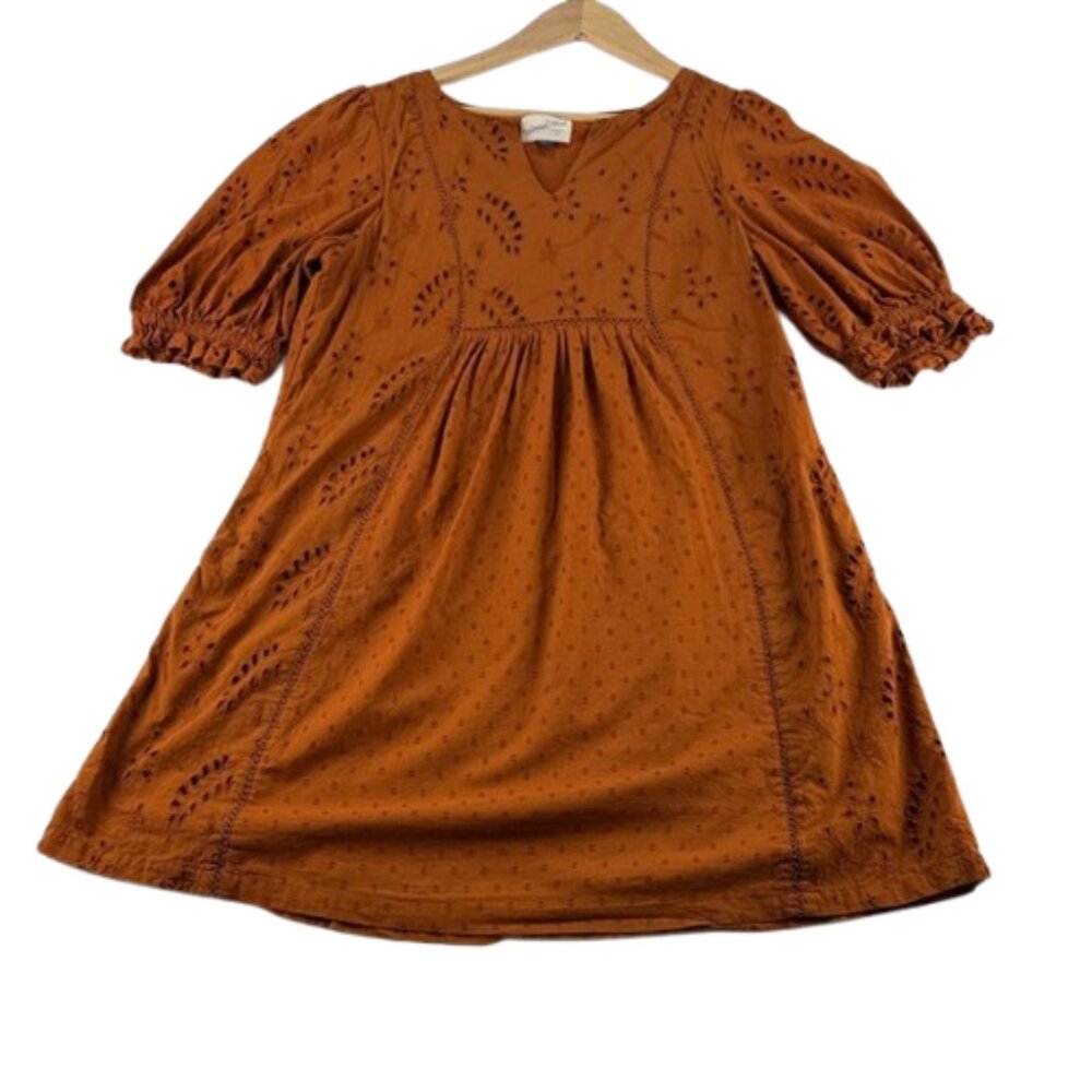 Universal Thread Women’s Size S Orange Boho Dress – Lined, 100% Cotton